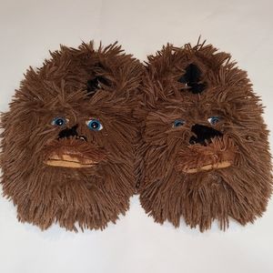 3/$12 Kids Chewbacca slippers, sz M 13-1